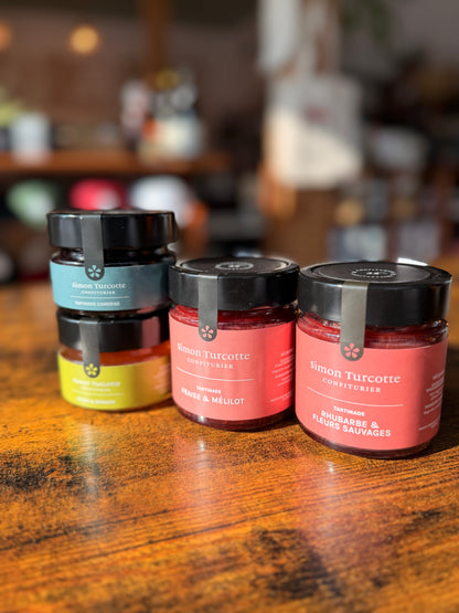 Confiture de Rhubarbe & fleurs sauvages